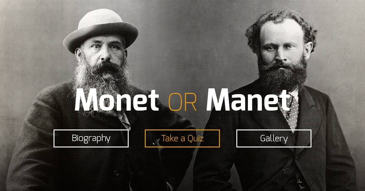 Quiz AQA: Monet x Manet - Arte Que Acontece