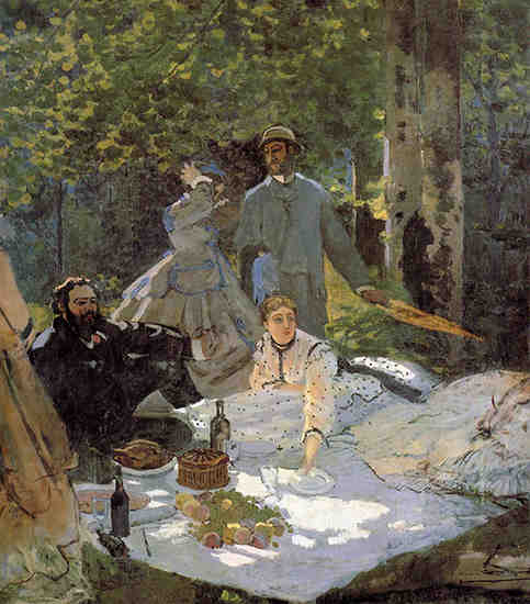 Lunch on the Grass (central panel)