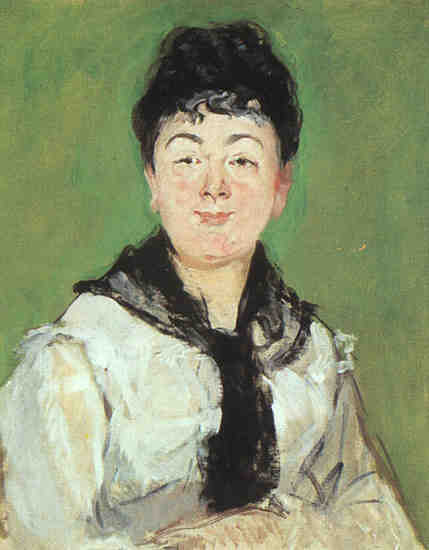 Portrait of a lady with a black fichu