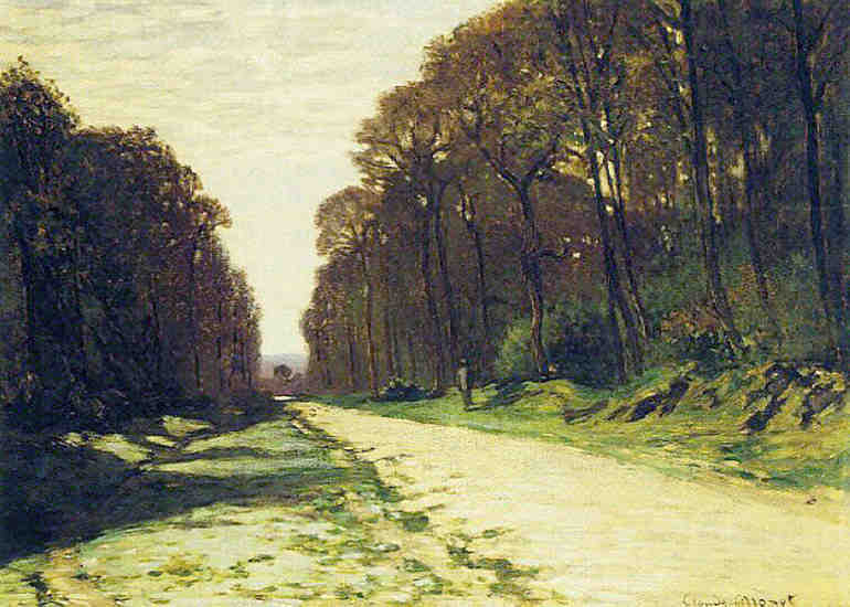 Road in a Forest Fontainebleau