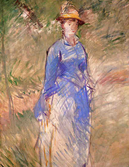 Young woman in the garden,