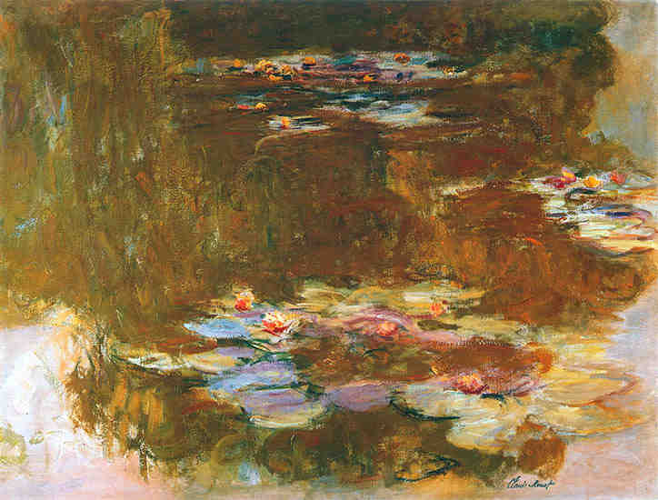 claude monet water lily pond