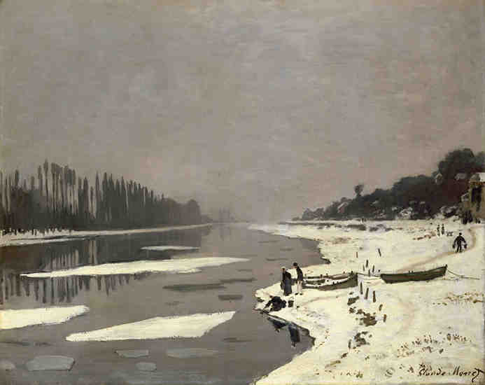 Ice Floes on the Seine at Bougival