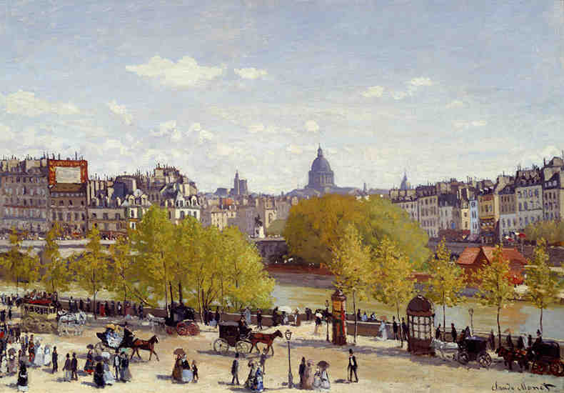 Wharf of Louvre, Paris