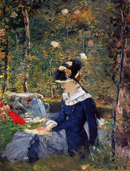 Young woman in the garden